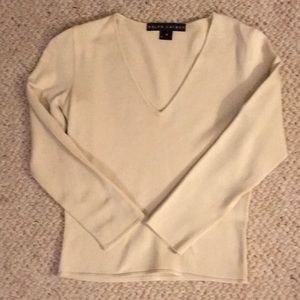 Ralph Lauren Black Label Crop Ivory Shirt